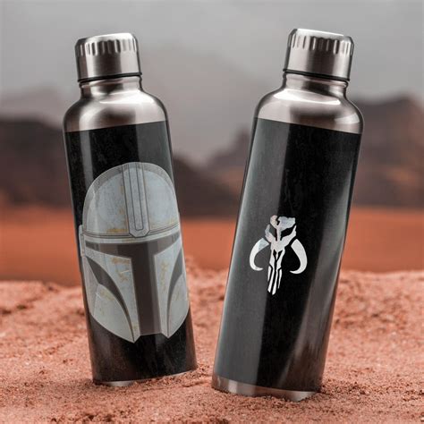 mandalorian water bottle|Disney Store Star Wars: The Mandalorian Water Bottle